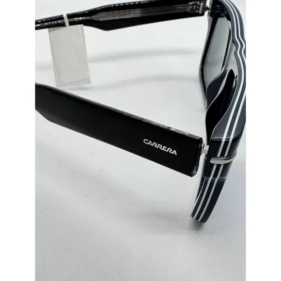 CARRERA men's square sunglasses- Black/Blue54mm Model 305/S Y00